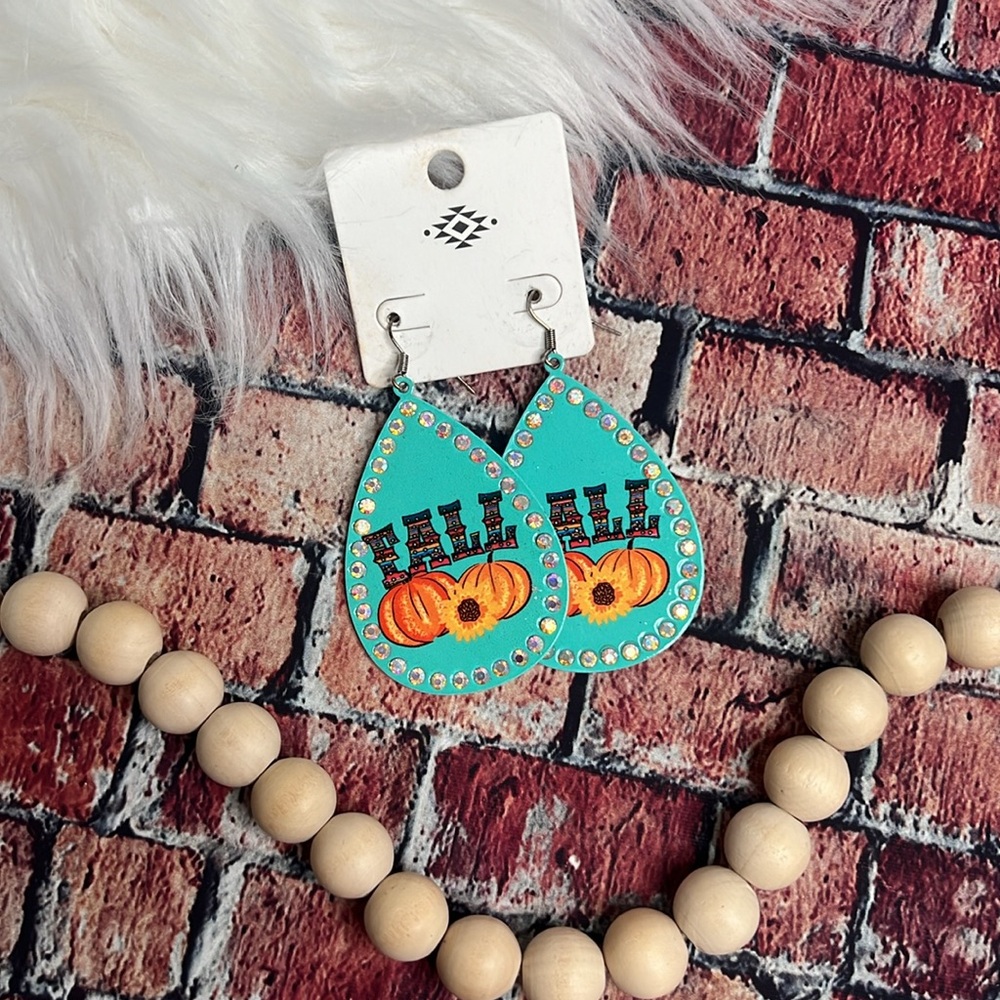 Fall set, fall earrings, autumn earrings